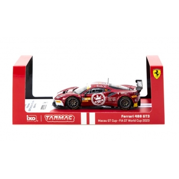 Tarmac 1:64 Ferrari 488 GT3 #52 Harmony Racing Chen Weian Macau GT World Cup 2023