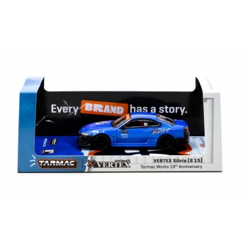 Tarmac 1:64 Vertex Nissan Silvia (S15) Tarmac Works 10th Anniversary