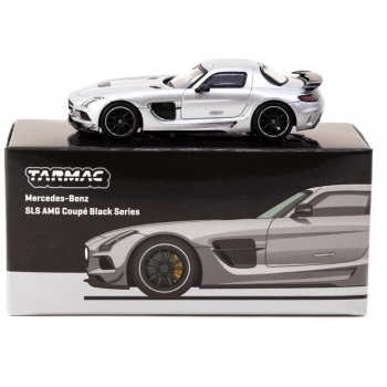 Tarmac 1:64 Mercedes Benz SLS AMG Coupe Black Series silver metallic