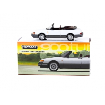 Tarmac 1:64 Saab 900 Turbo Convertible white