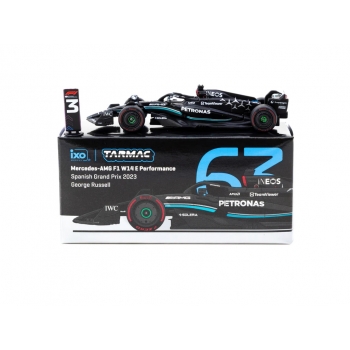 Tarmac 1:64 Mercedes Benz AMG F1 W14 E Performance #63 G.Russel Spanish GP 2023