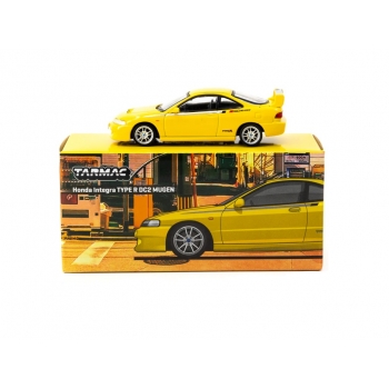 Tarmac 1:64 Honda Integra TYPE R DC2 MUGEN sunlight yellow