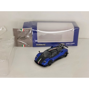 Tarmac 1:64 Pagani Zonda Cinque blu francia