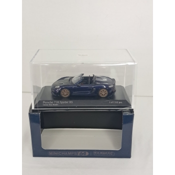 Tarmac 1:64 Porsche 718 Spyder RS gentian blue metallic