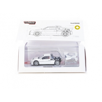 Tarmac 1:64 Ford RS200 white