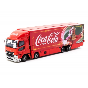 Tarmac 1:64 Mitsubishi Fuso Super Great Coca-Cola Santa Truck