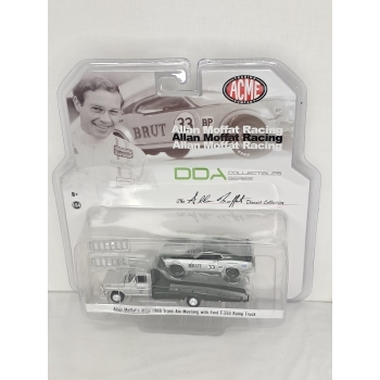 Acme 1:64 Trans Am Mustang 1969 #33 Allan Moffat Brut  on a Ford F-350 Ramp Truck