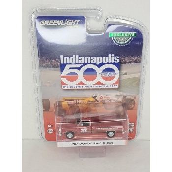 Greenlight 1:64 Dodge Ram D-250 1987 71st Annual Indianapolis 500 Mile Race Dodge Official Truck red