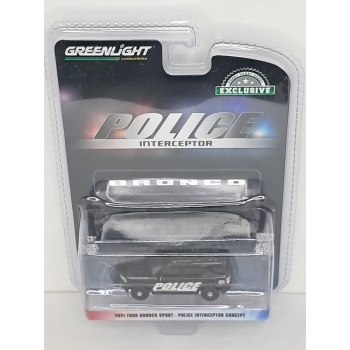 Greenlight 1:64 Ford Bronco Sport 2021 Police Interceptor Concept