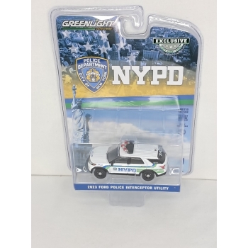 Greenlight 1:64 Ford Police Interceptor Utility 2023 NYPD