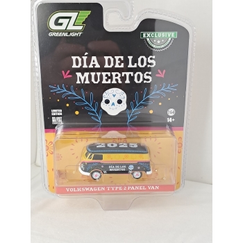Greenlight 1:64 Volkswagen Type 2 Panel Van Dia de los Muertos 2024
