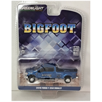 Greenlight 1:64 Ford F-350 Dually 2019 Big Foot Clean Version blue