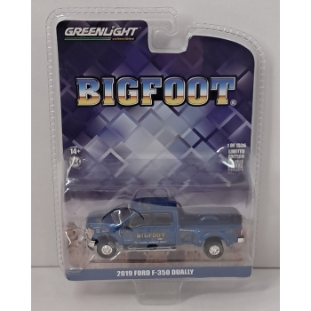 Greenlight 1:64 Ford F-350 Dually Big Foot Dirty Version blue
