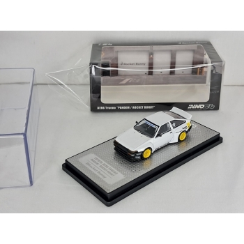 Inno 1:64 Toyota Corolla Trueno AE86 Pandem Rocket Bunny white