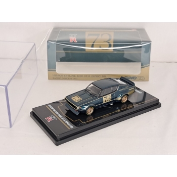 Inno 1:64 Nissan Skyline 2000 GT-R (KPGC110) racing concept green