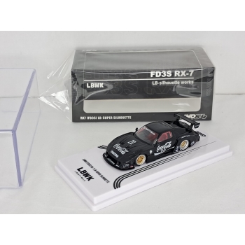 Inno 1:64 LBWK Mazda RX7 (FD3S) LB Super Silhouette black