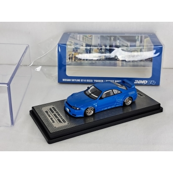 Inno 1:64 Nissan Skyline GT-R (R33) Pandem Rocket Bunny blue