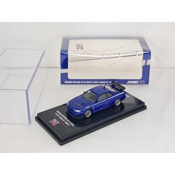 Inno 1:64 Nissan Skyline GT-R (R34) V-Spec Tuned by Mine's blue