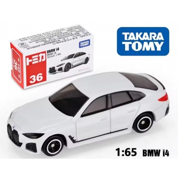 Tomica 1:65 BMW i4 white